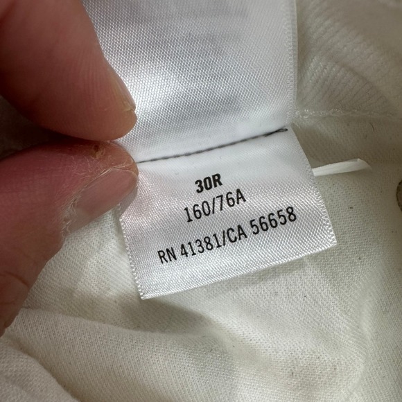 Polo Ralph Lauren White The Sharona Crop Flare Leg Jeans Men's 30R Boho Classic - Picture 9 of 16